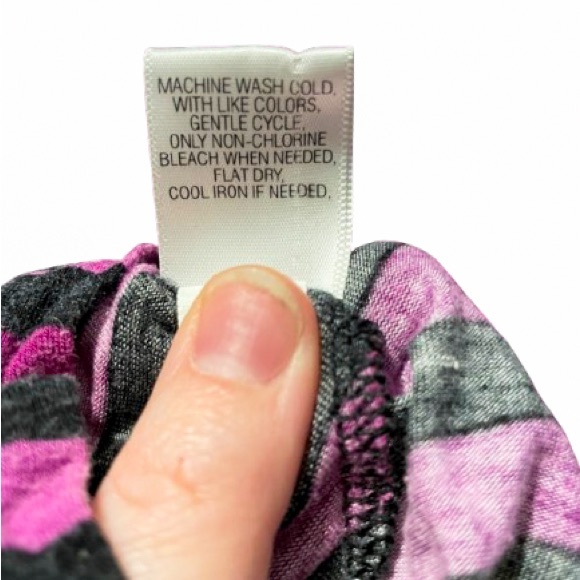 Dana Buchman Pink and Black Stripes Size XL 3/4 Sleeve Blouse Kohl’s - Picture 3 of 8